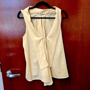 Trac Ladies Cream Blouse - Size L